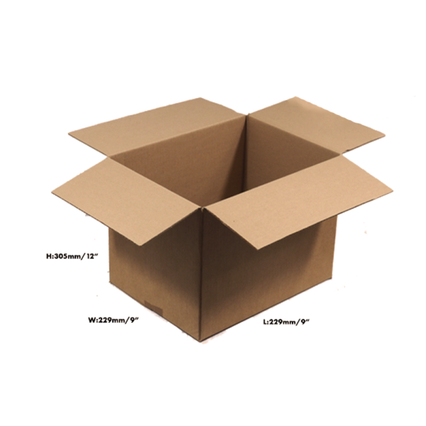 25 305mm X 229mm X 229mm Single Wall Corrugated Boxes - Discount - View #7