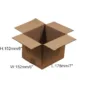 25 x Single Wall Cardboard Box - 178 x 152 x 152mm (7 x 6 x 6”)