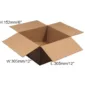 25 x Single Wall Cardboard Box - 305 x 305 x 152mm (12 x 12 x 6”)