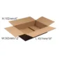 25 x Single Wall Cardboard Box - 457 x 305 x 100mm (18 x 12 x 4”)