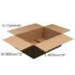 25 x Single Wall Cardboard Box - 457 x 305 x 152mm (18 x 12 x 6”)