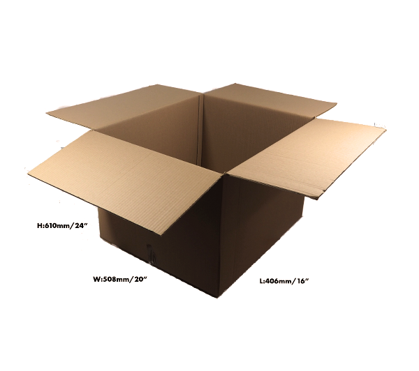 15 x Double Wall Cardboard Box 229 x 152 x 152 / 104mm (9 x 6 x 6 / 4