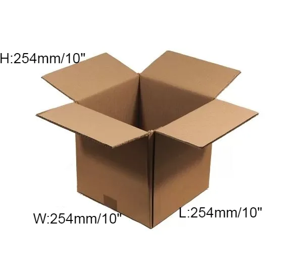 15 x Double Wall Cardboard Box – 254 x 254 x 254mm (10 x 10 x 10”)