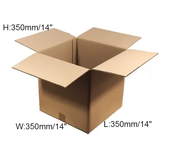 15 x Double Wall Cardboard Box – 356 x 356 x 356mm (14 x 14 x 14”)