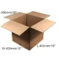 15 x Double Wall Cardboard Box - 406 x 406 x 406mm (16 x 16 x 16”)
