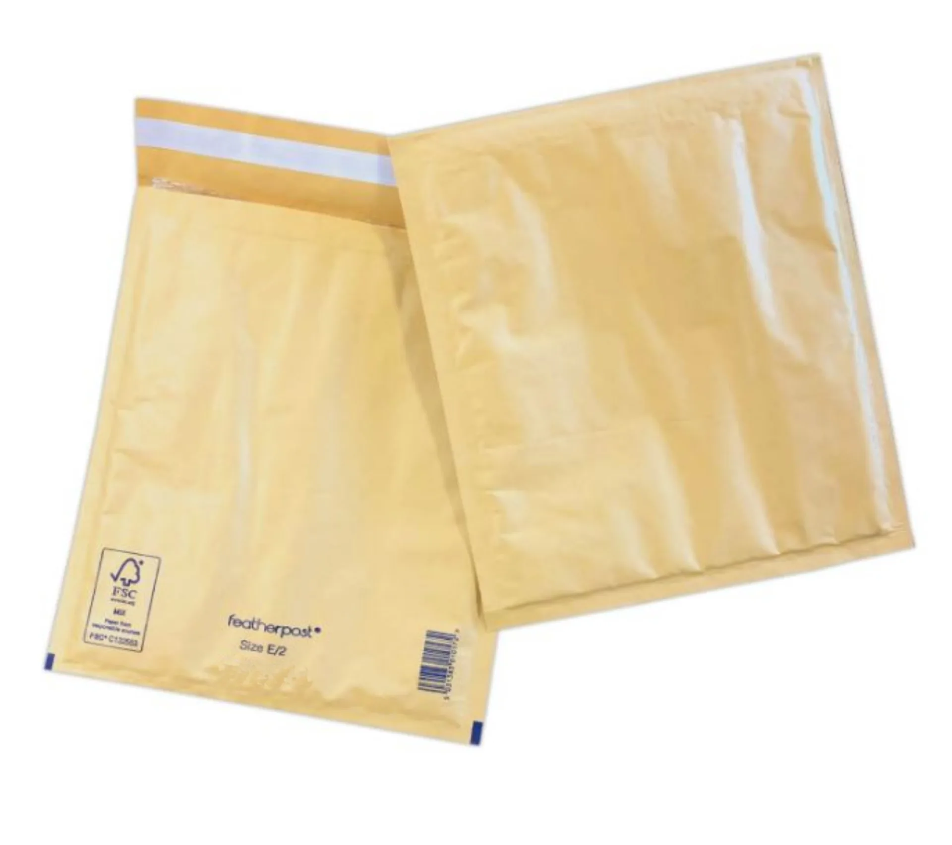 100 x Bubble Envelopes – 220 x 265mm ( Size E Gold )