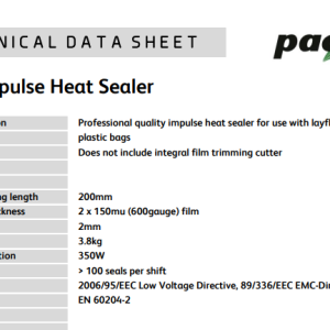 200mm Single Bar Heat Sealer