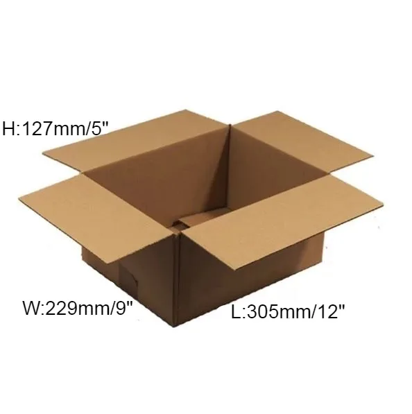 15 x Double Wall Cardboard Box – 305 x 229 x 127mm (12 x 9 x 5”)