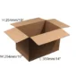 15 x Double Wall Cardboard Box - 350 x 254 x 254 / 152 mm (14 x 10 x 10 / 6”)