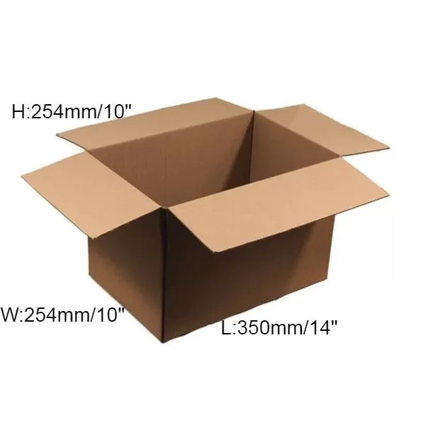 15 x Double Wall Cardboard Box – 350 x 254 x 254 / 152 mm (14 x 10 x 10 / 6”)