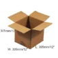 25 x Single Wall Cardboard Box - 305 x 305 x 305 / 229 / 152mm (12 x 12 x 12 / 9 / 6”)