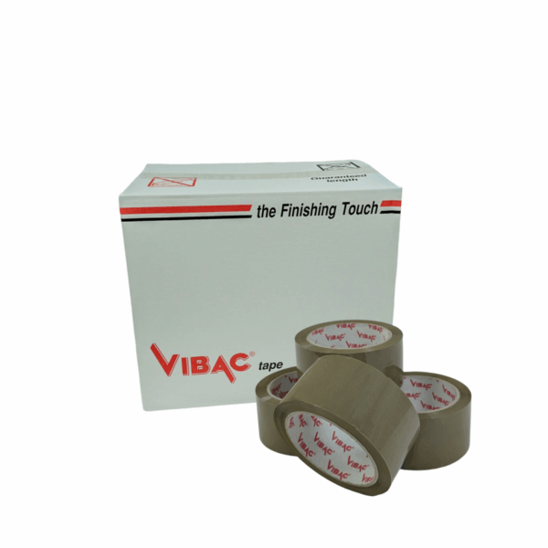 Vibac 105 Buff Main 6 x Vibac 105 Hot Melt Buff Polyprop 48mm x 66M 28 Micron