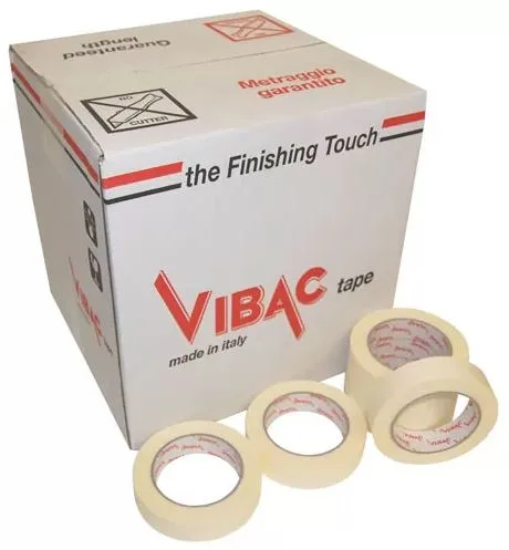 6 x Vibac 219 Masking Tape 48mm x 50M Ivory