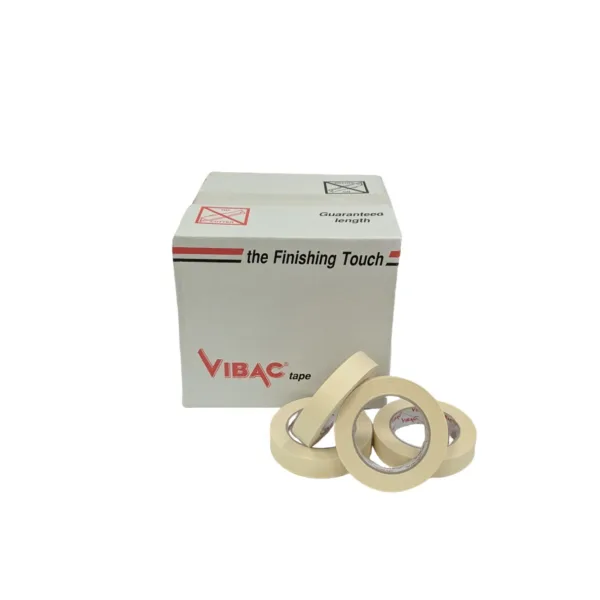 6 x Vibac 219 Masking Tape 24mm x 50M Ivory
