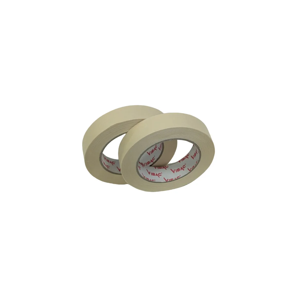 6 x Vibac 219 Masking Tape 24mm x 50M Ivory