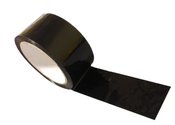 6 x Black Packing Tape 48mm x 66M