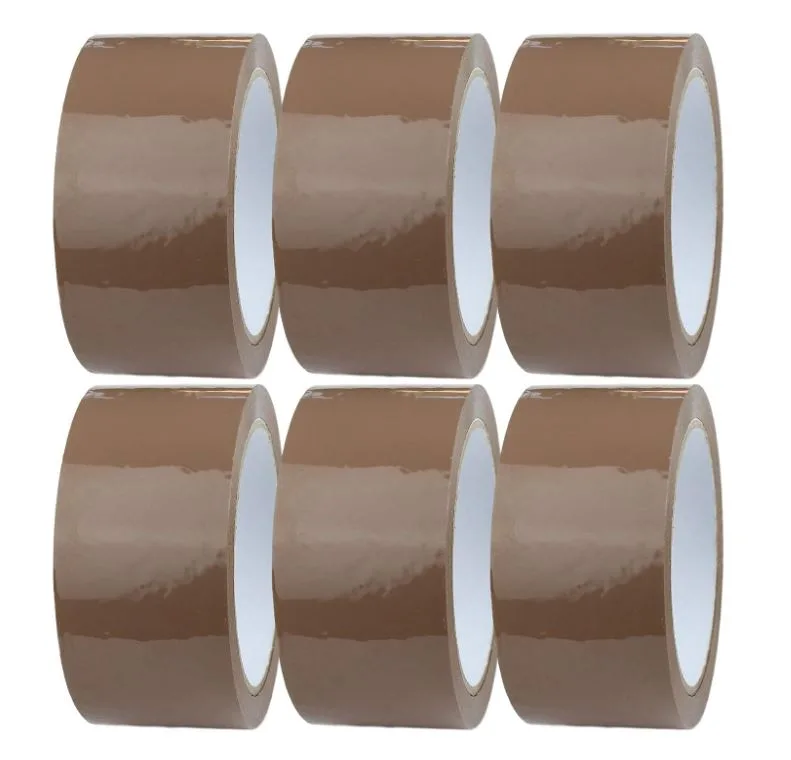 6 x Buff Tape Hot Melt 75mm x 66M