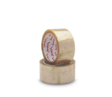 6 x Vibac 832 Heavy Duty Tape, Acrylic Low Noise Clear 52mu, 48mm X 66m
