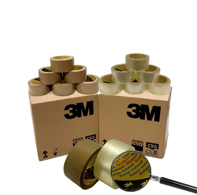 6 x 3M Scotch® 371 Box Sealing Tape – 48mm x 66m Buff